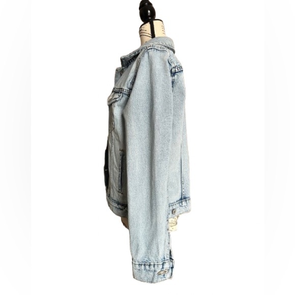 Lucky Brand .Blue Denim Jacket. Size L - Picture 7 of 16